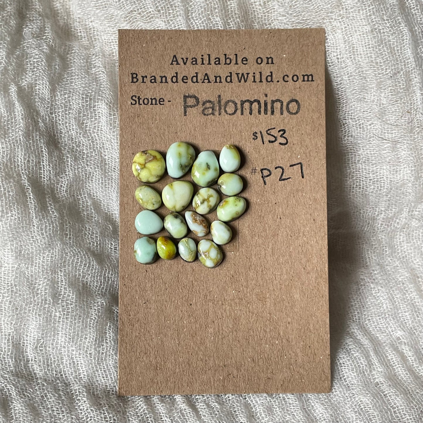 Palomino Cabochon - P27 7429A3D9-89B0-45E6-9C18-A3B408856065 Brandedandwild.com