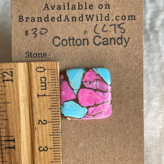Cotton Candy Cabochon - CC75 7453C3F5-AAA6-436E-953E-F0DC4A1CFA87 Brandedandwild.com