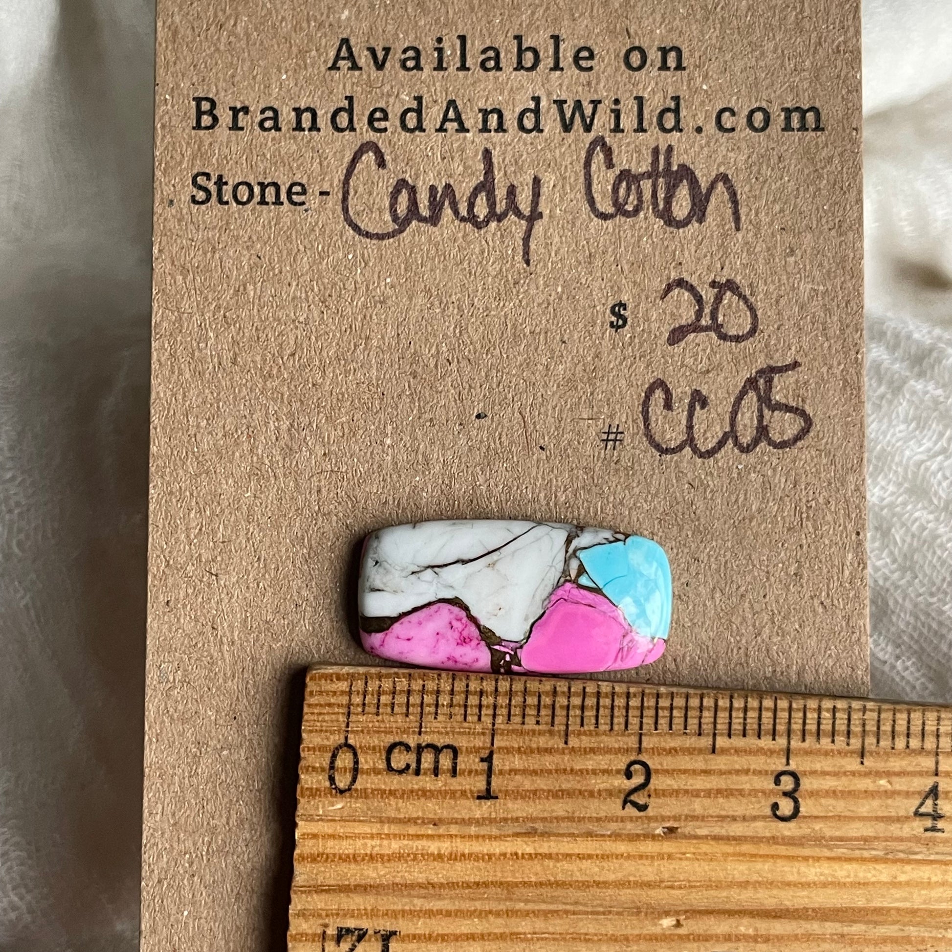 Cotton Candy Cabochon - CC05 74591342-25B1-431A-9080-BFDCD8453B4B Brandedandwild.com