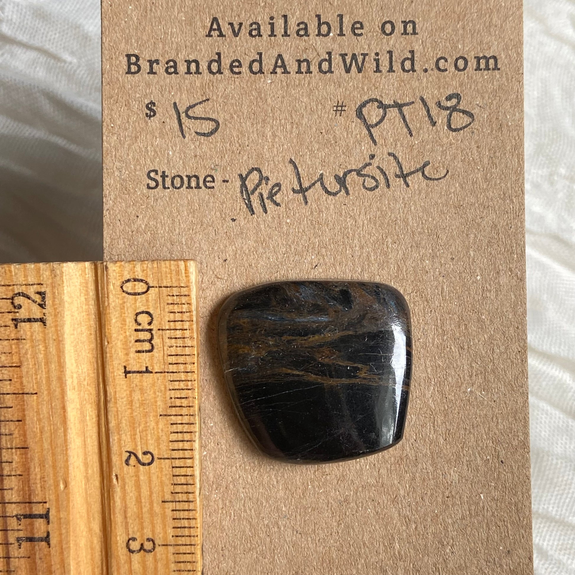 Pietersite Cabochon - PT18 746293BE-7577-42BF-9915-792A7C5DE38C Brandedandwild.com