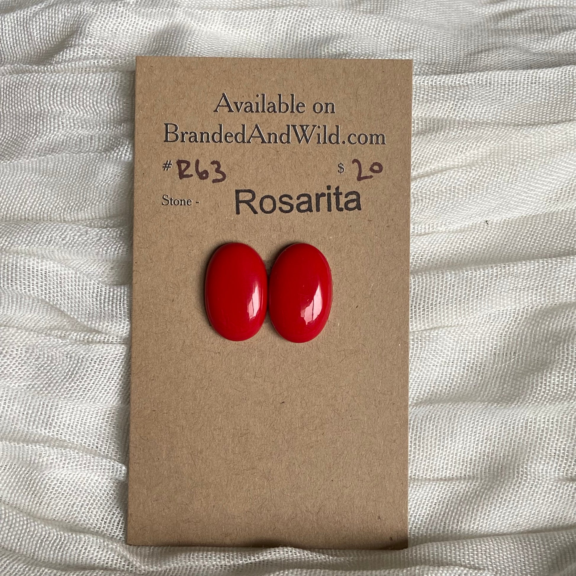 Rosarita - Cabochon - R63 7468B2C9-5A0F-4237-9E4F-6D85EA8B7E58 Brandedandwild.com