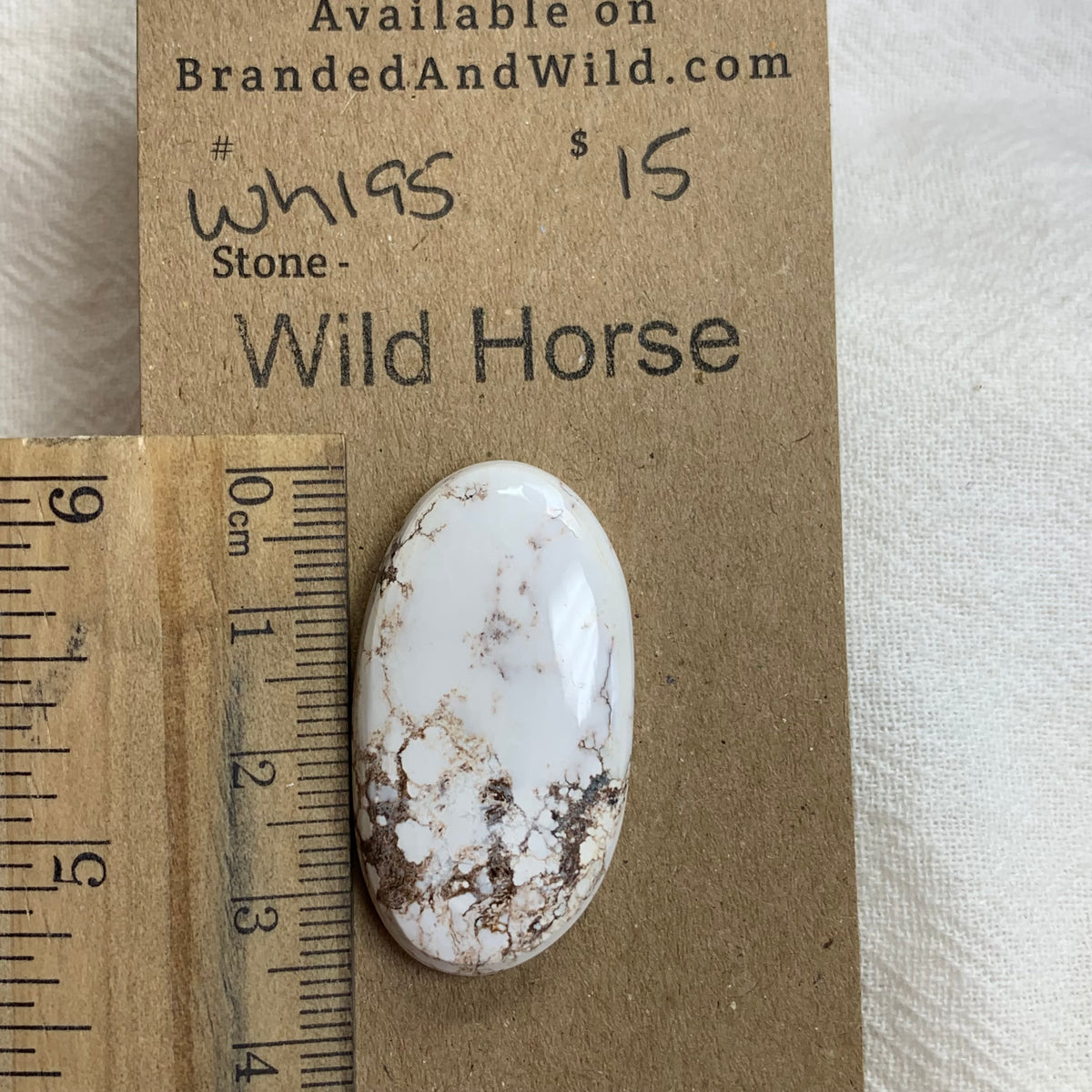 Wild Horse Cabochon - WH195 74918CD1-0CA5-487B-8C93-476F0A94565D Brandedandwild.com