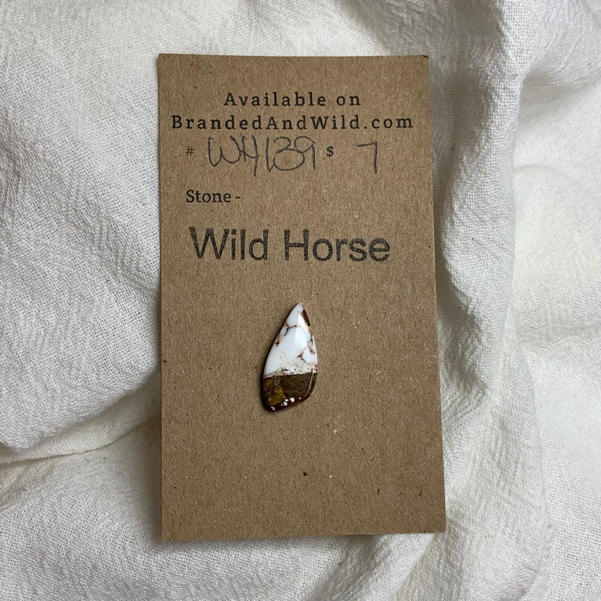 Wild Horse Cabochon - WH139 749A04CB-045F-41D0-A703-7F393E6EF12D Brandedandwild.com