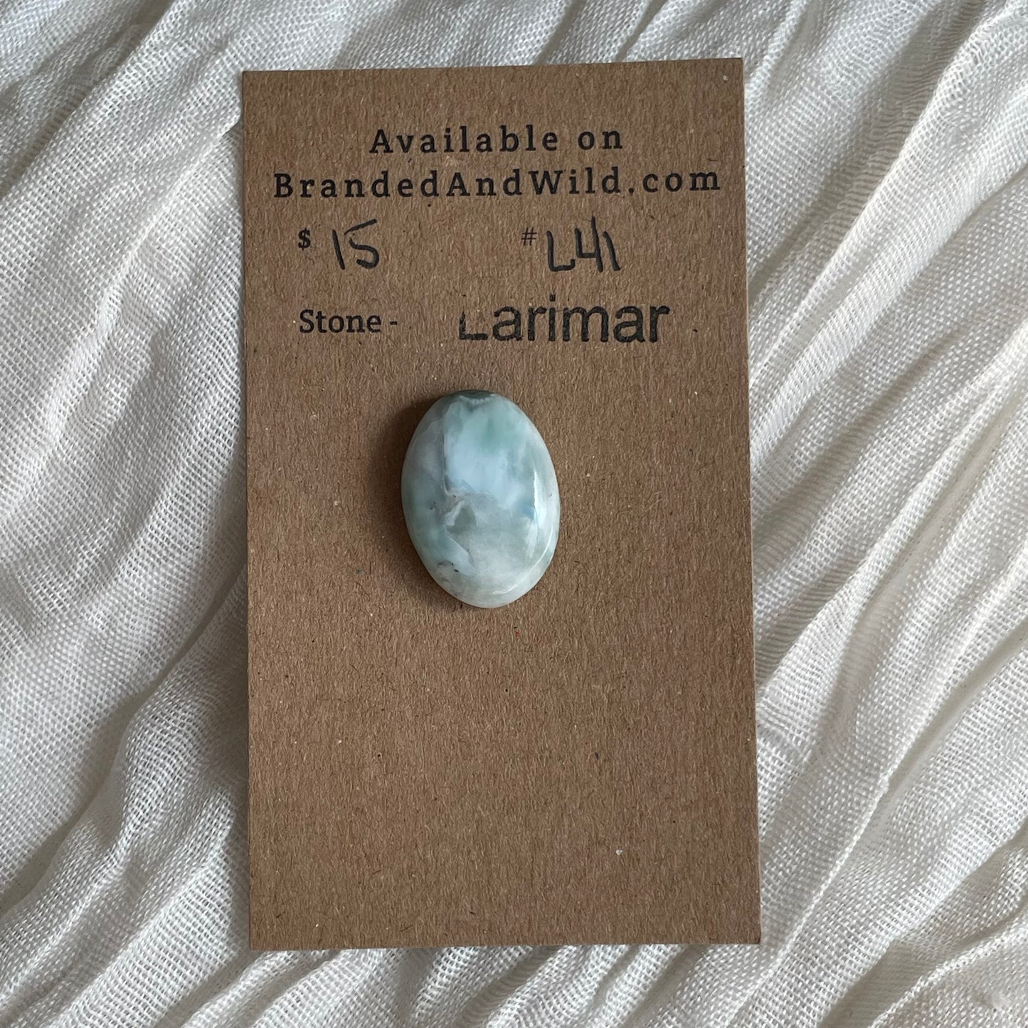 Larimar Cabochon - L41