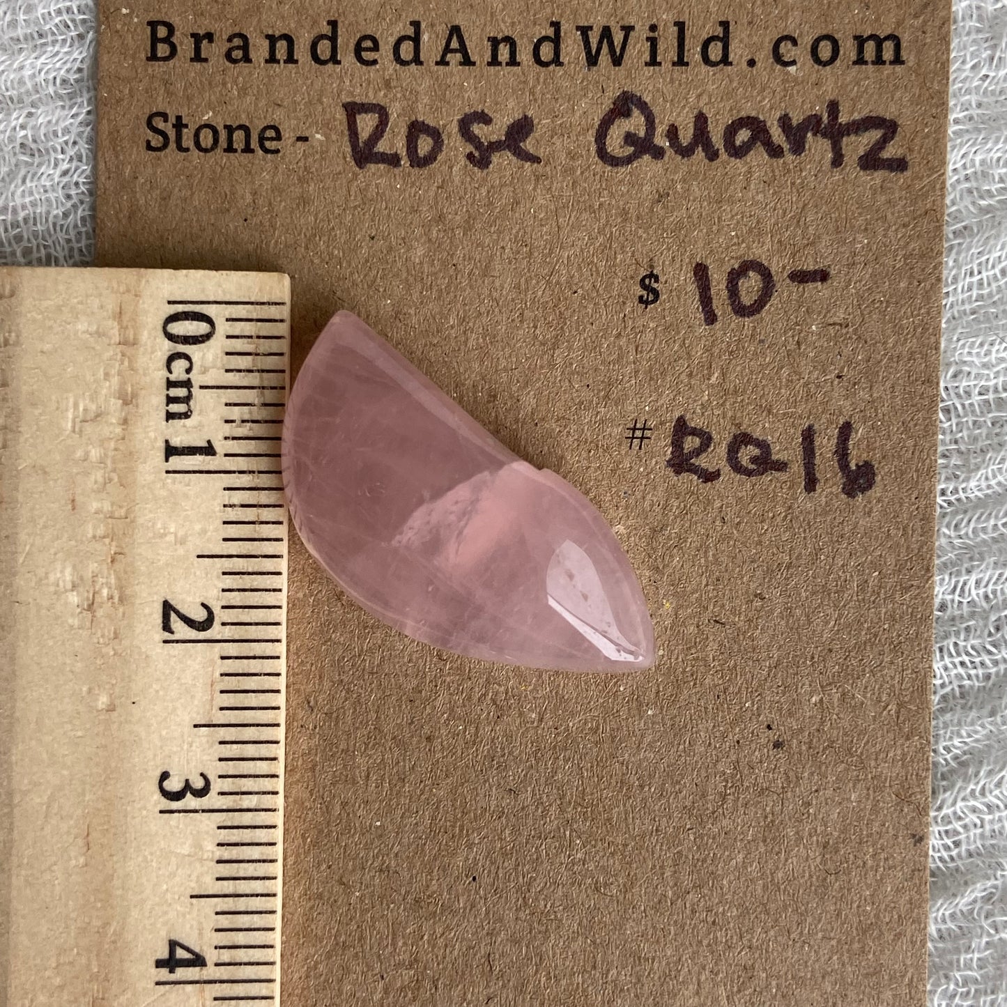 Rose Quartz Cabochon - RQ16