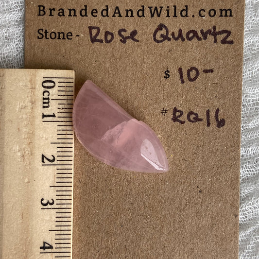Rose Quartz Cabochon - RQ16