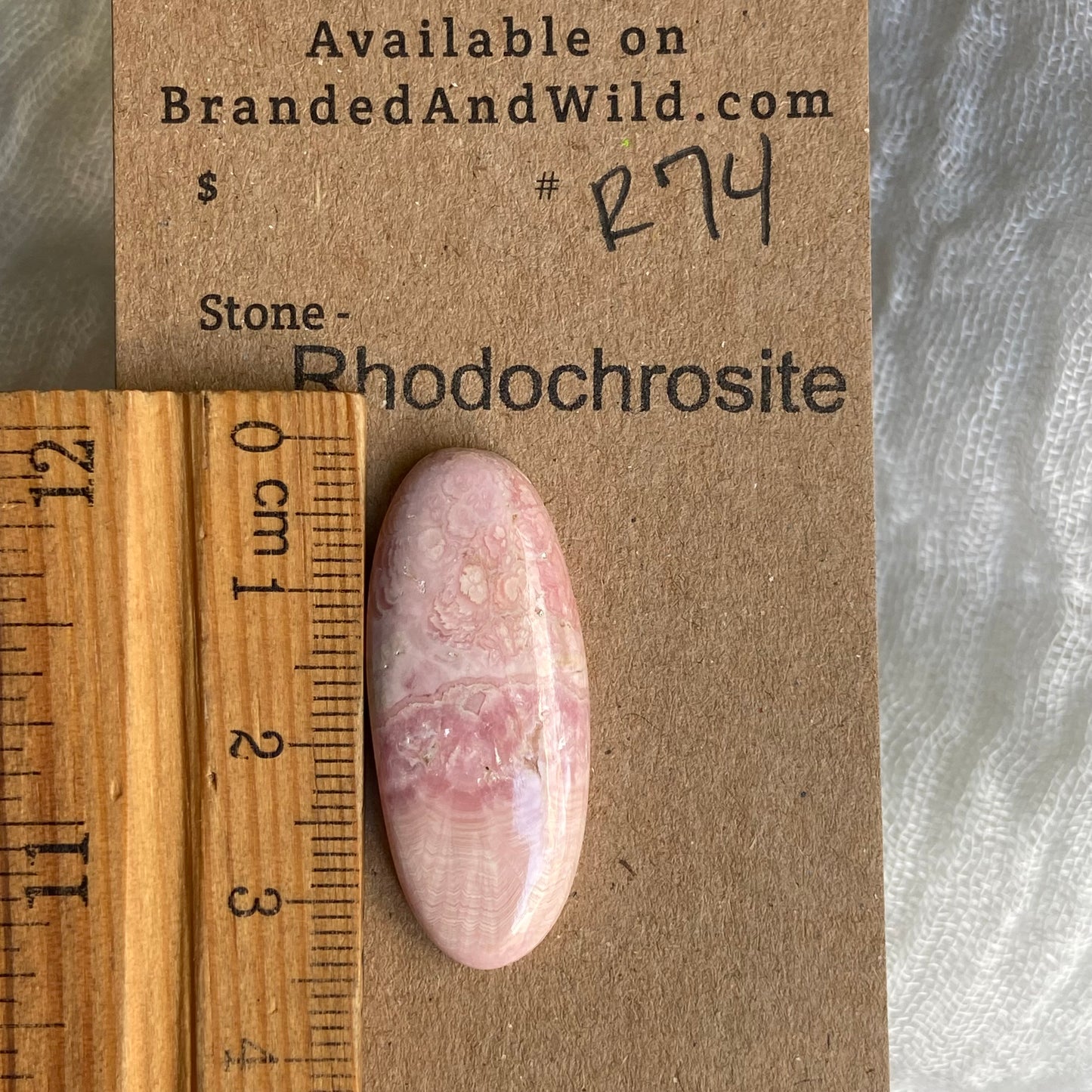 Rhodochrosite Cabochon - R74