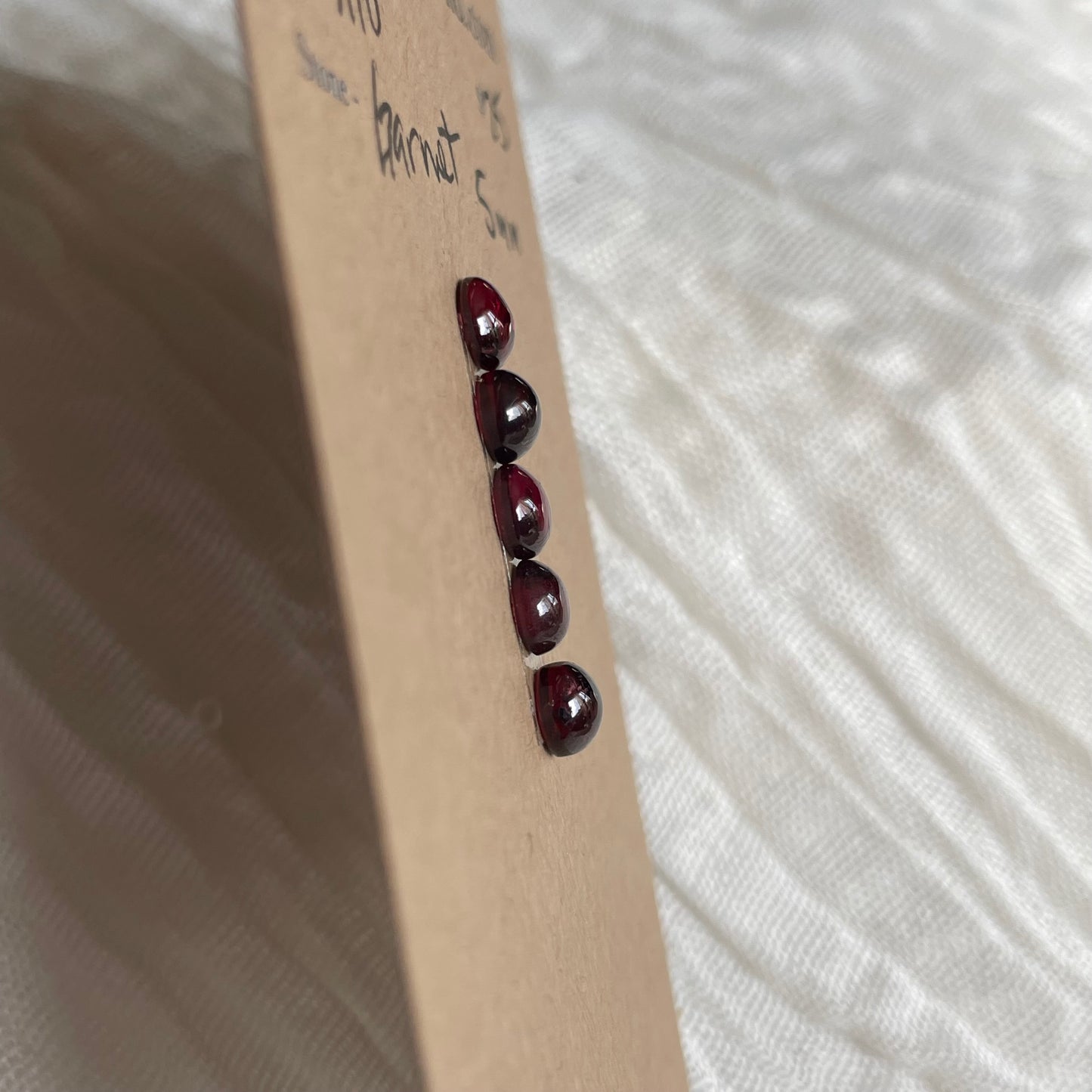 Garnet Cabochon - G110 74F76518-4155-4FA7-94E9-105FF9A33A83 Brandedandwild.com