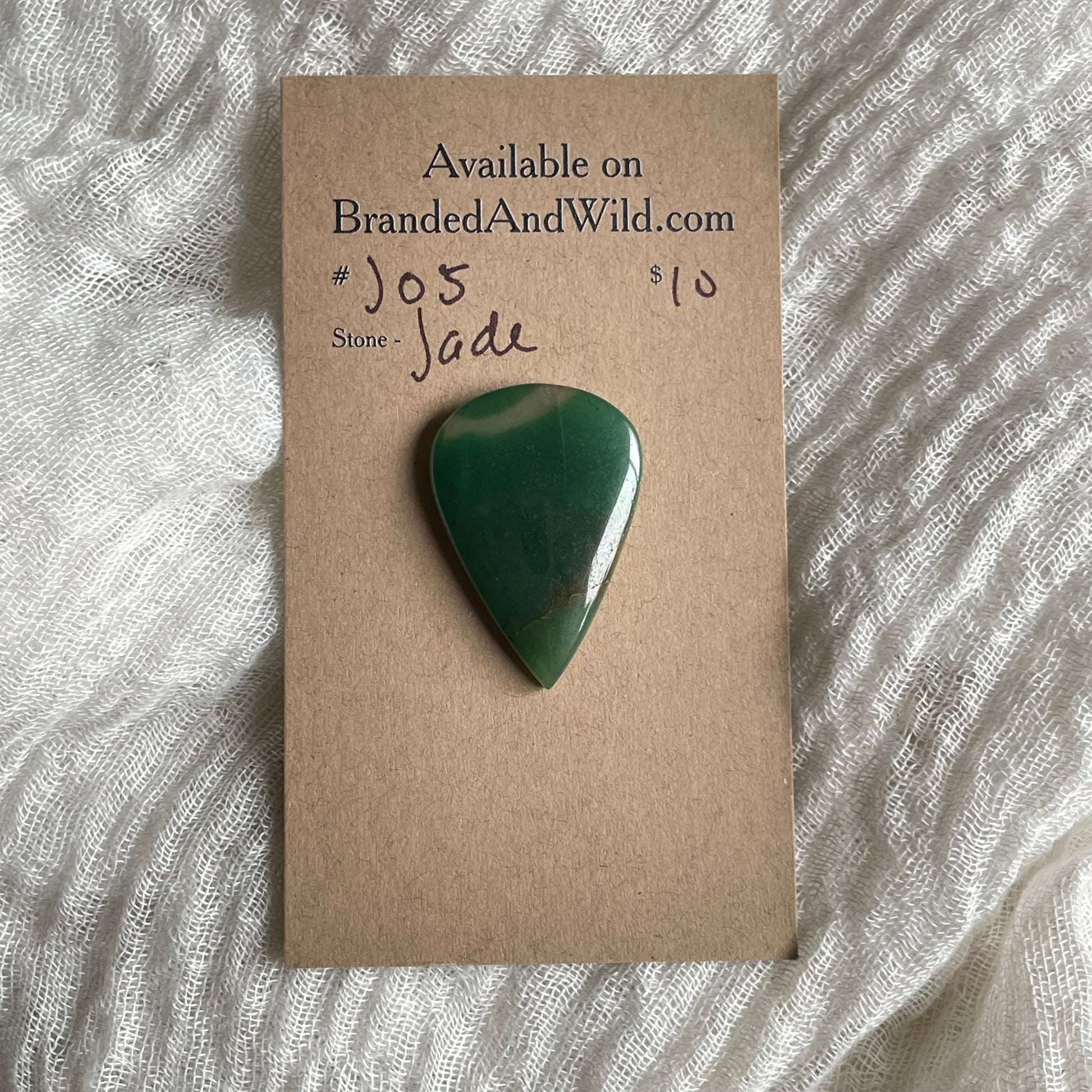 Jade Cabochon - J05 750F5C3A-9F8A-4D92-ADDC-5B794A391F04 Brandedandwild.com