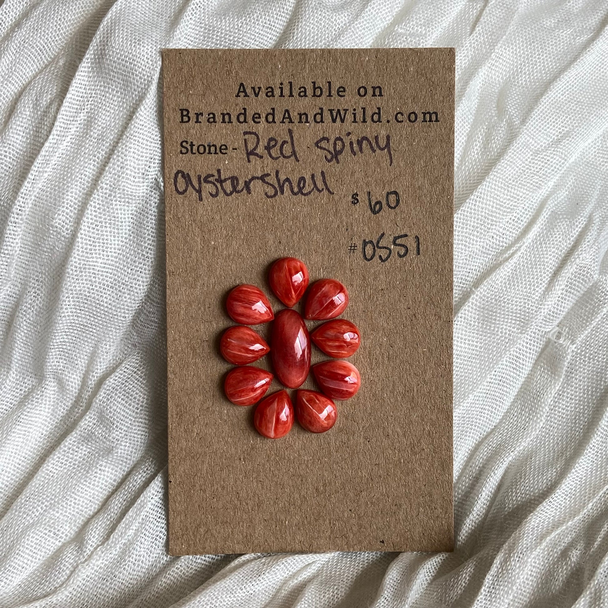 Oystershell Cabochon - OS51 753B2D56-ADE1-42A1-BA12-E1FFD66A0EF6 Brandedandwild.com