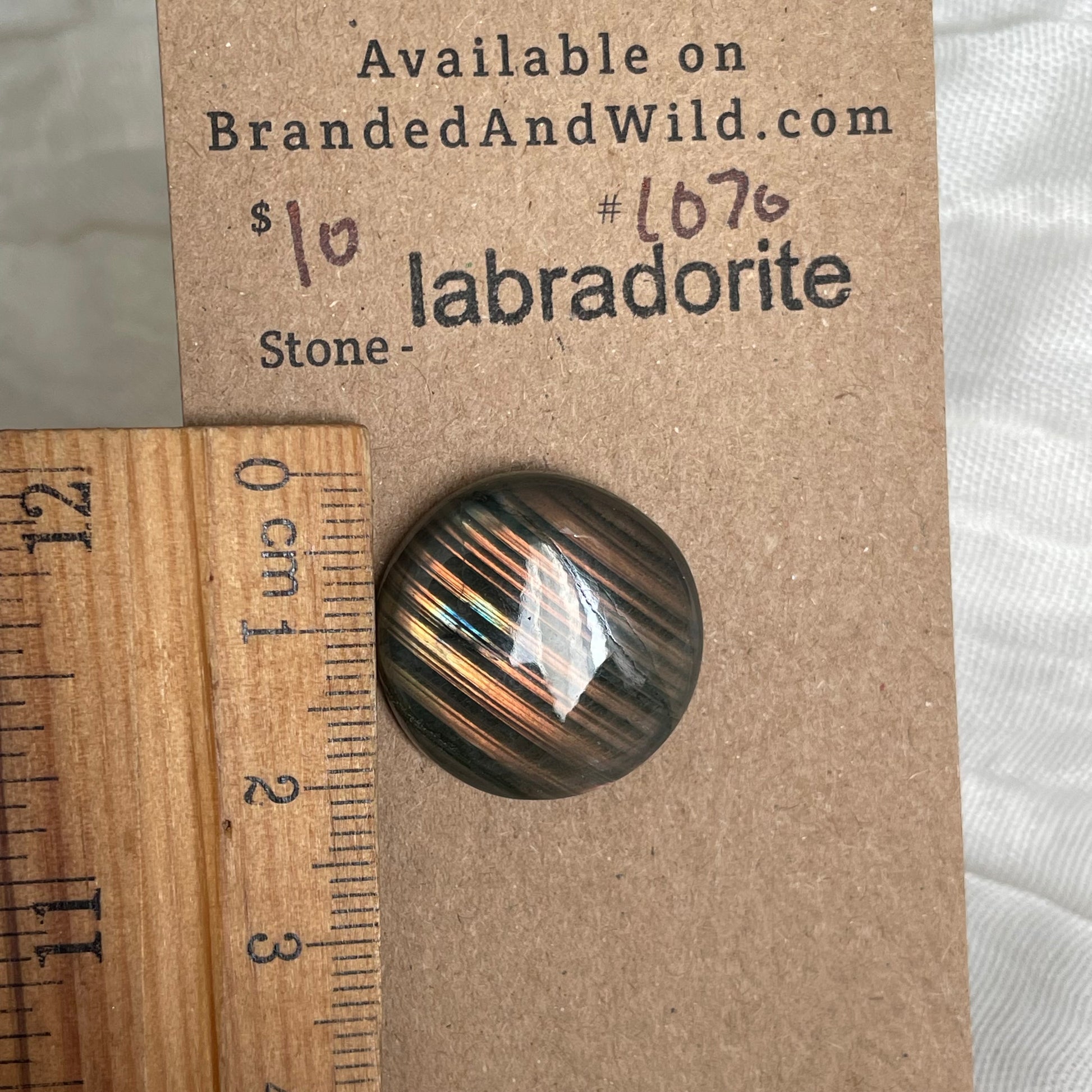 Labradorite Cabochon - L070 754183A3-47F3-428C-BE80-A1D7B8CD9FFC Brandedandwild.com