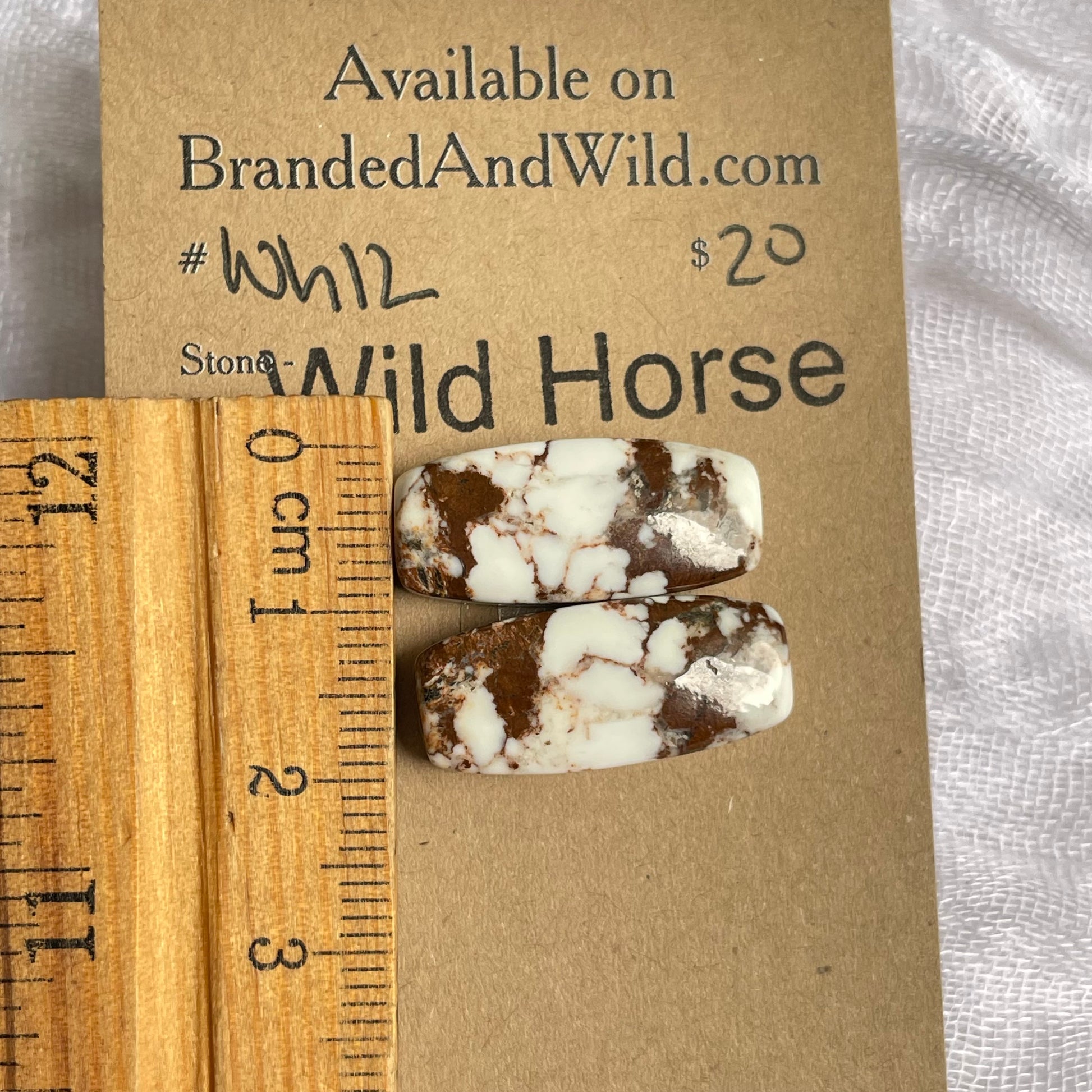 Wild Horse Cabochon - WH12 755D4CB3-9340-486A-BABE-45E8BDBCC3F2 Brandedandwild.com