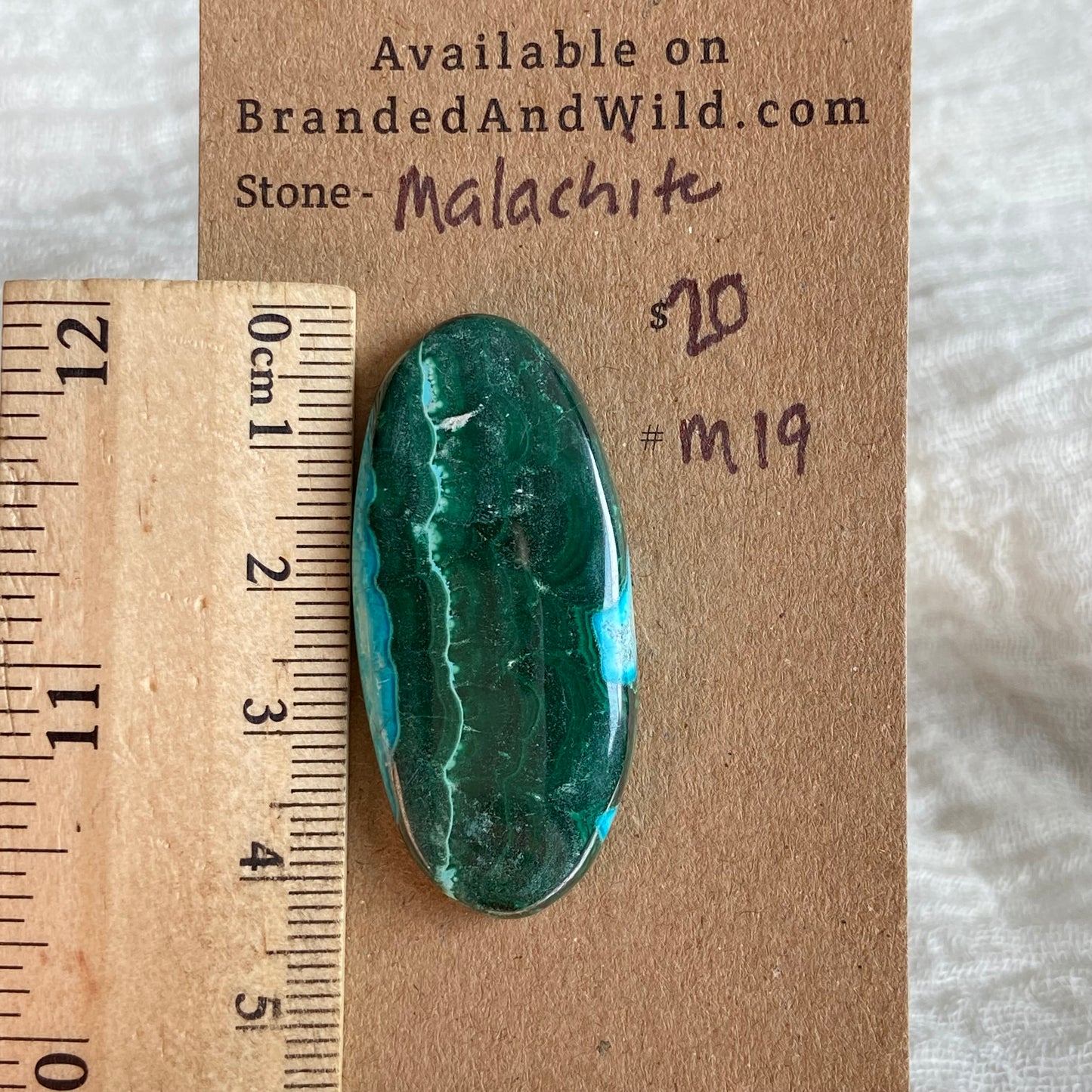Malachite Cabochon - M19 757A310C-3EAD-4686-B603-0F6AC9FC9107 Brandedandwild.com