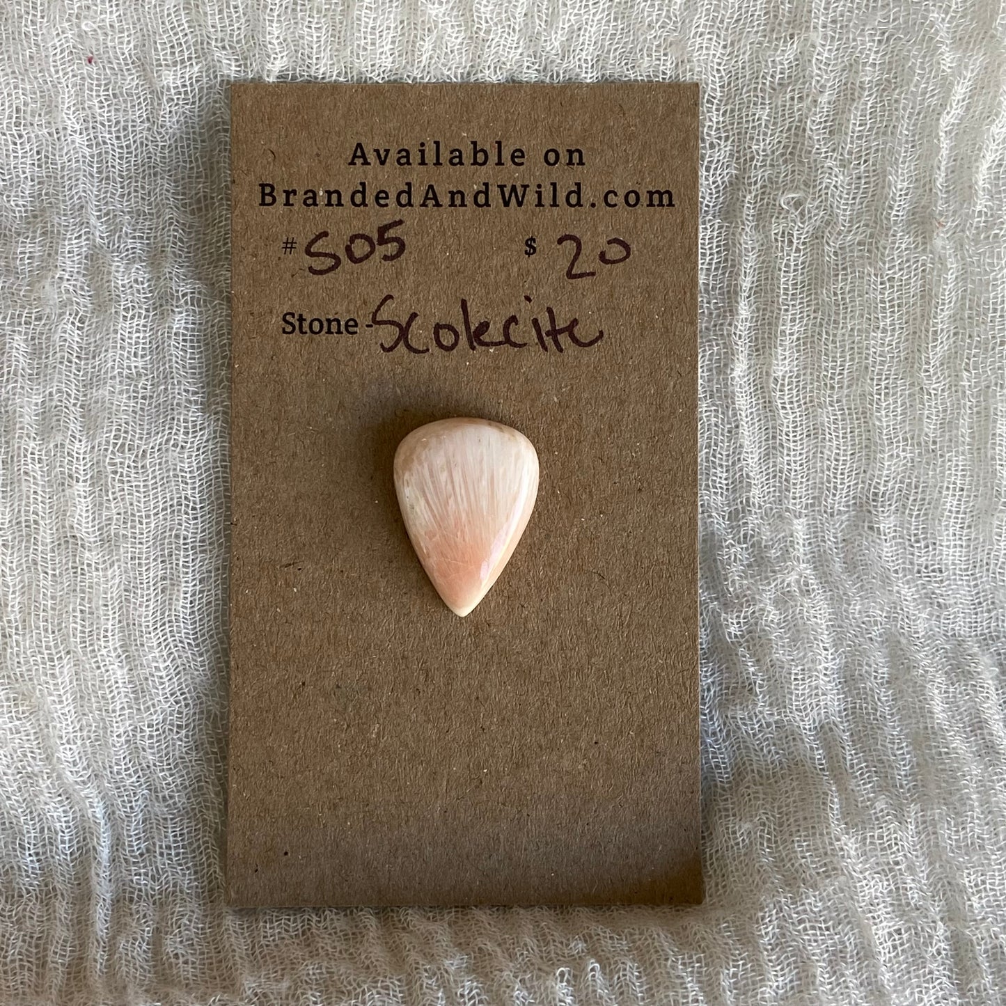 Scolecite Cabochon - S05