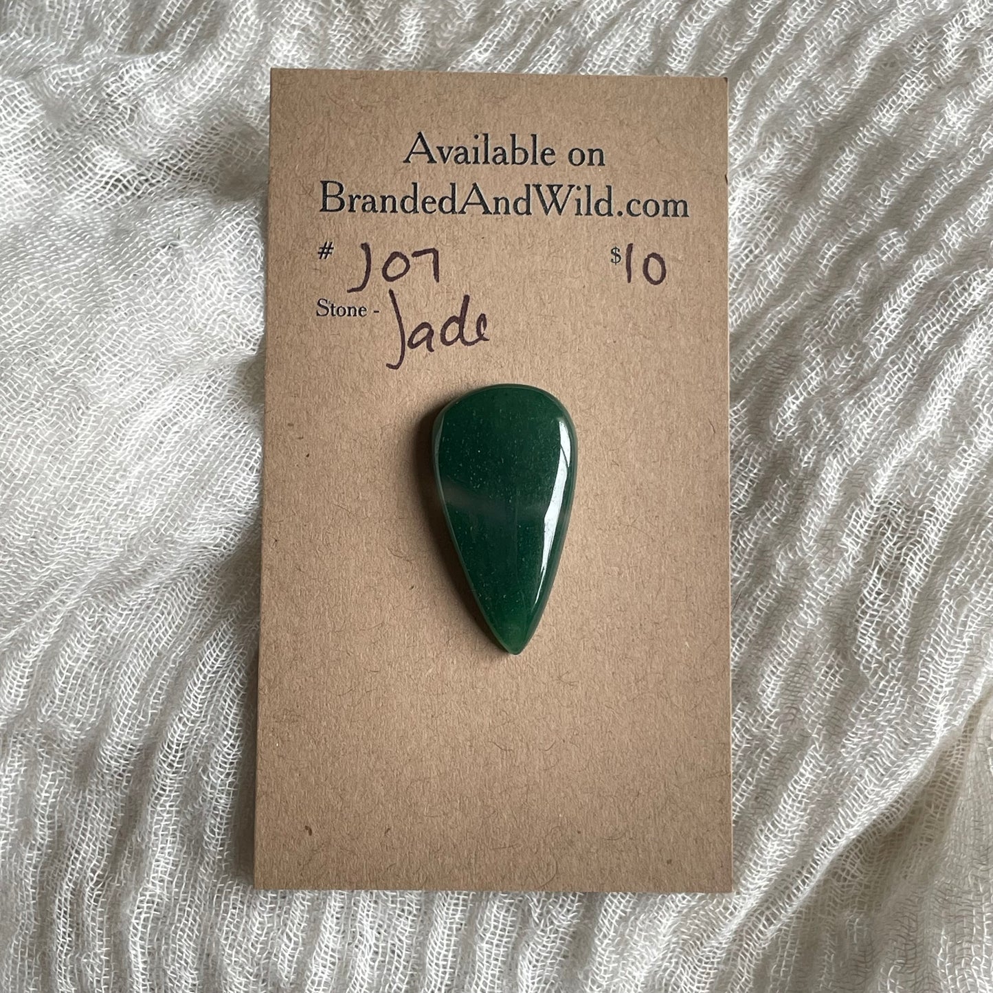 Jade Cabochon - J07 75984433-ABA4-4792-8954-CBA63F462D43 Brandedandwild.com