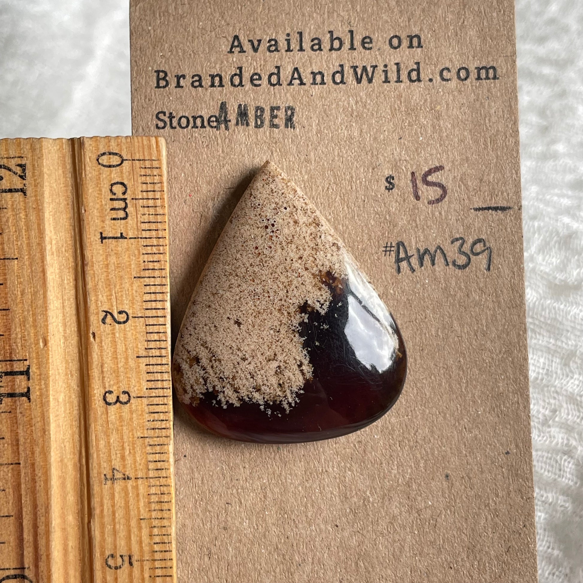 Amber Cabochon AM39 75C22144-9811-47B8-A22C-945A7DACE902 Brandedandwild.com