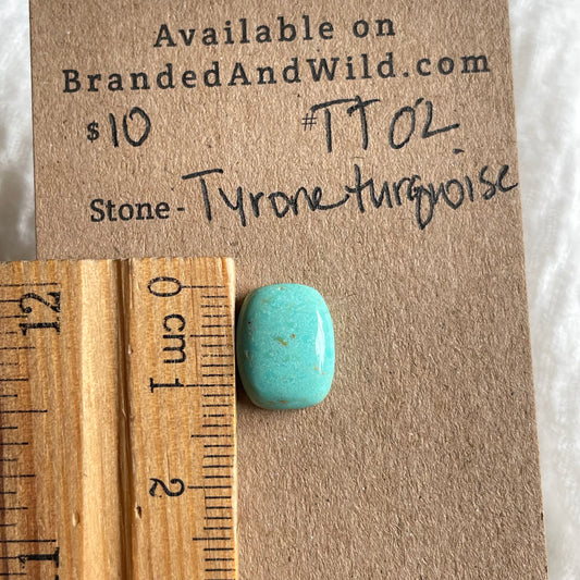 Tyrone Turquoise Cabochon - TT02 75D8D12C-70D2-47CE-8497-31DA7BA2FA0B Brandedandwild.com