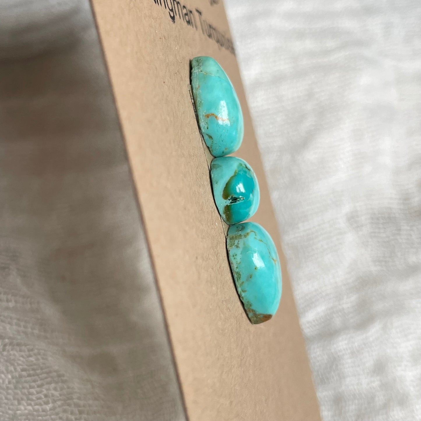 Kingman Turquoise Cabochon - KT141 75DB769F-B1D9-44DA-B662-D30EB67A5E4D Brandedandwild.com