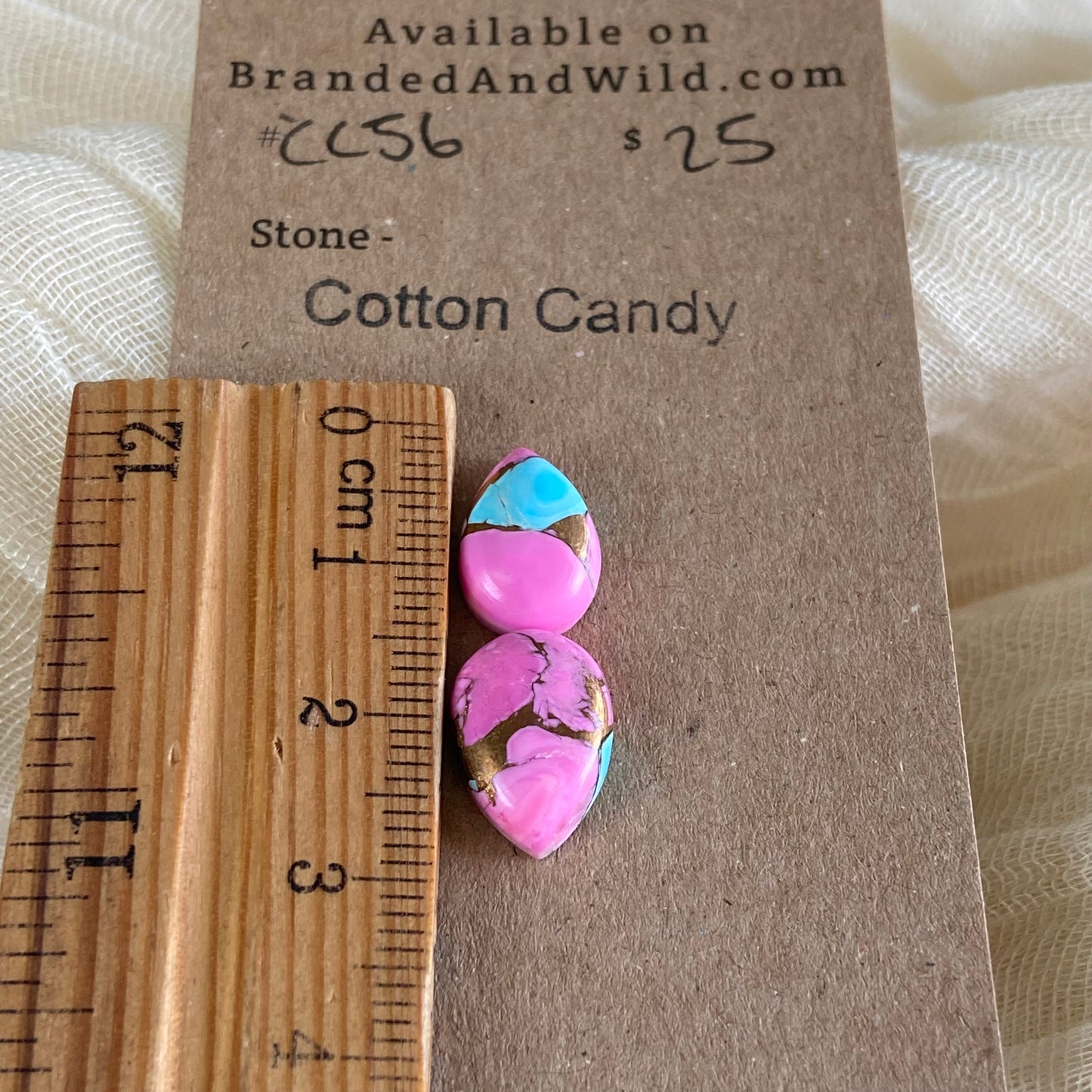 Cotton Candy Cabochon - CC56 75F959C6-6AD6-4FEE-82B6-9E36C223782F Brandedandwild.com
