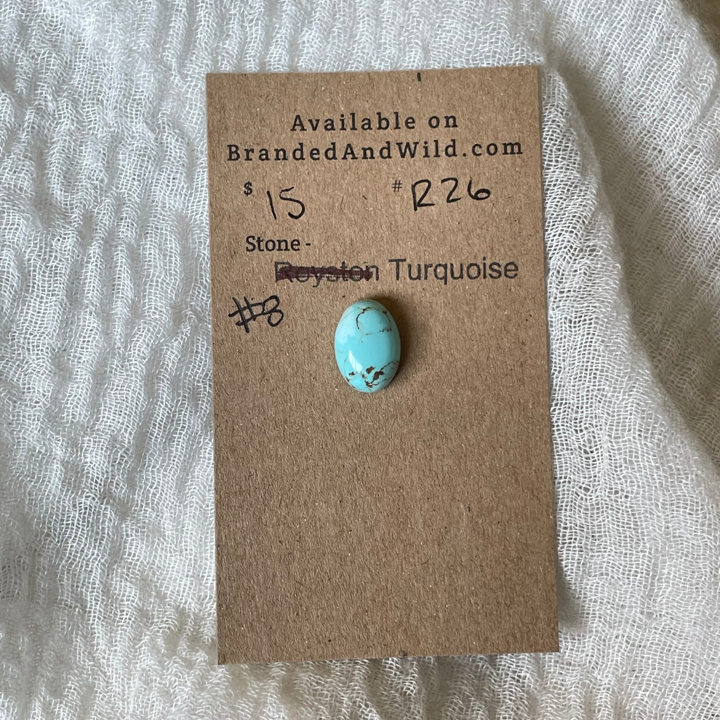 #8 Turquoise Cabochon - R26 7606BB73-CA53-4DCE-92D3-DA77FCAC9098 Brandedandwild.com