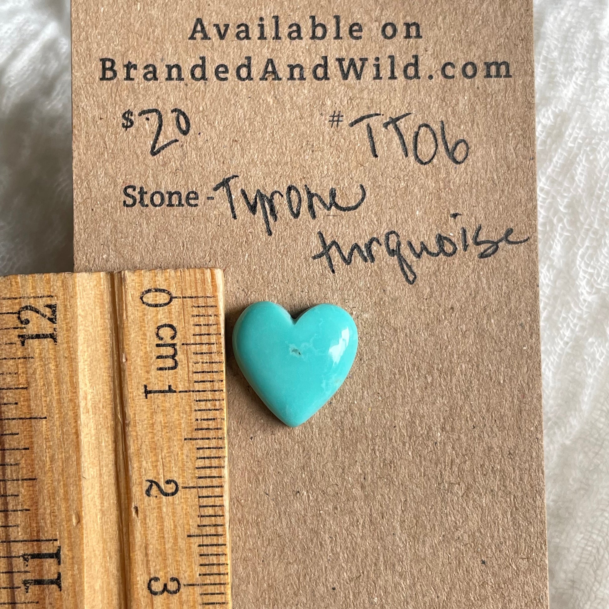 Tyrone Turquoise Cabochon - TT06 7607F319-29A8-4617-B4C0-32D6C0AC382B Brandedandwild.com