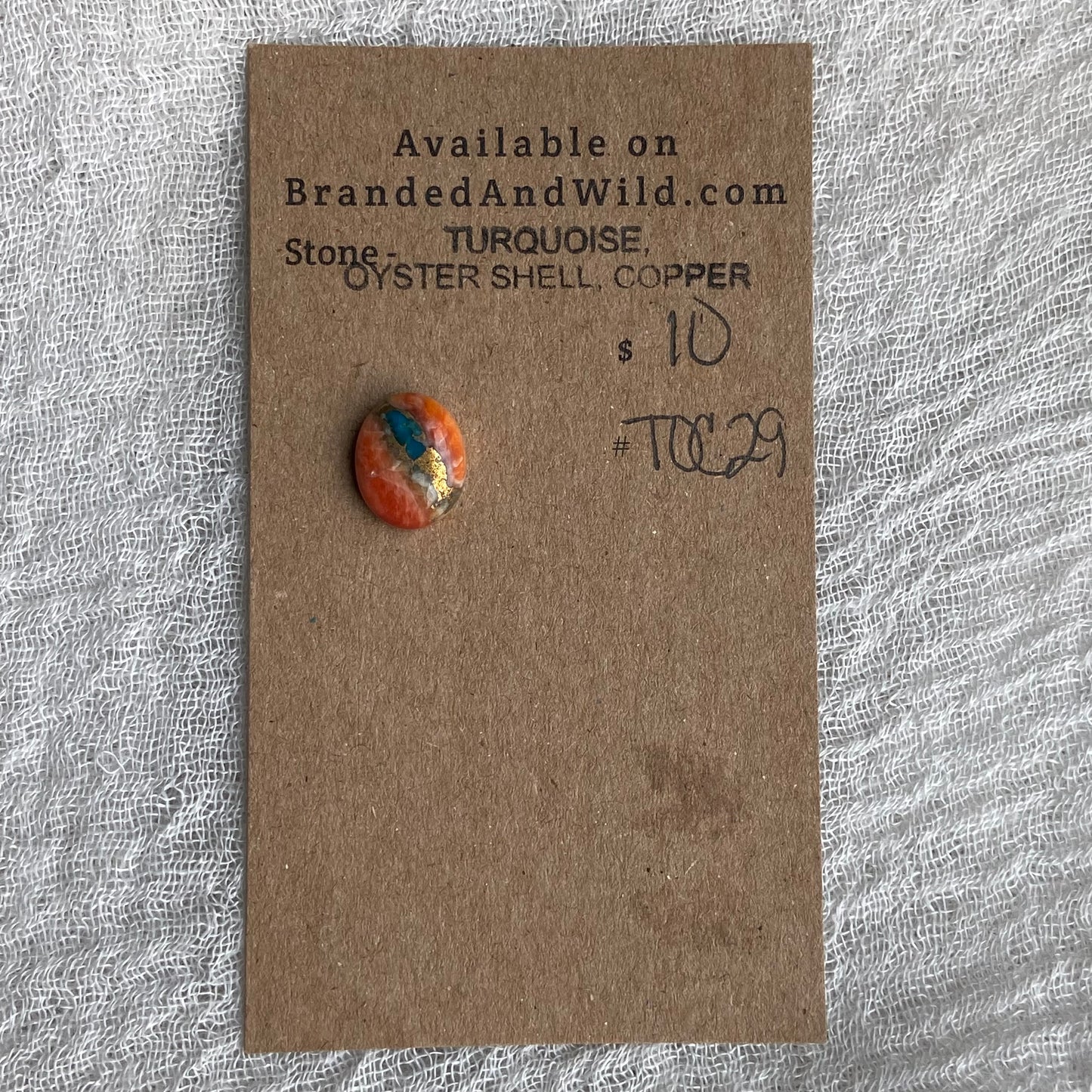 Turquoise, Oyster Shell, Copper - TOC29
