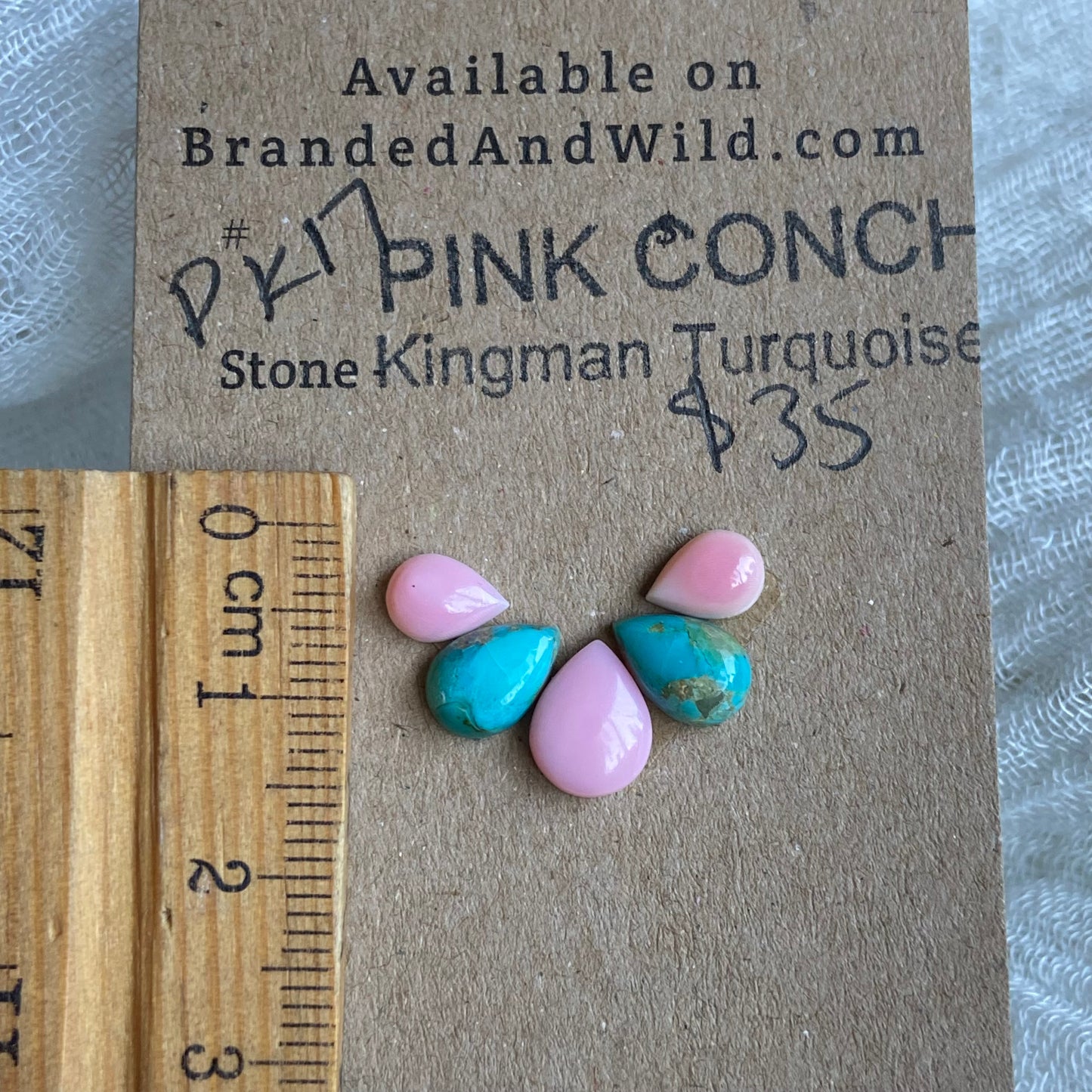 Pink Conch / Oyster Shell Cabochon - PK17