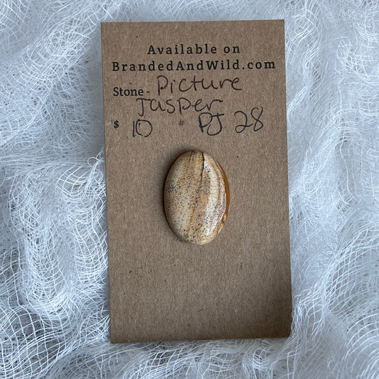Picture Jasper Cabochon - PJ28