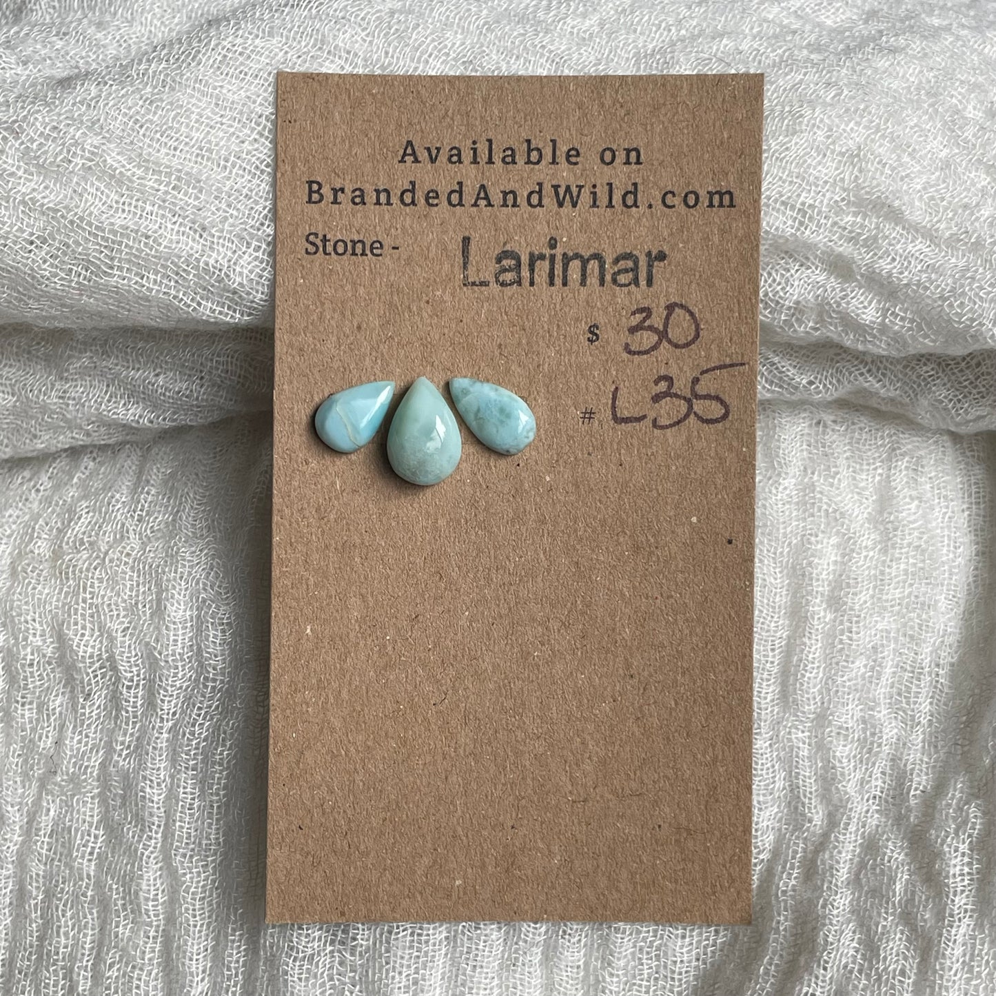 Larimar Cabochon - L35