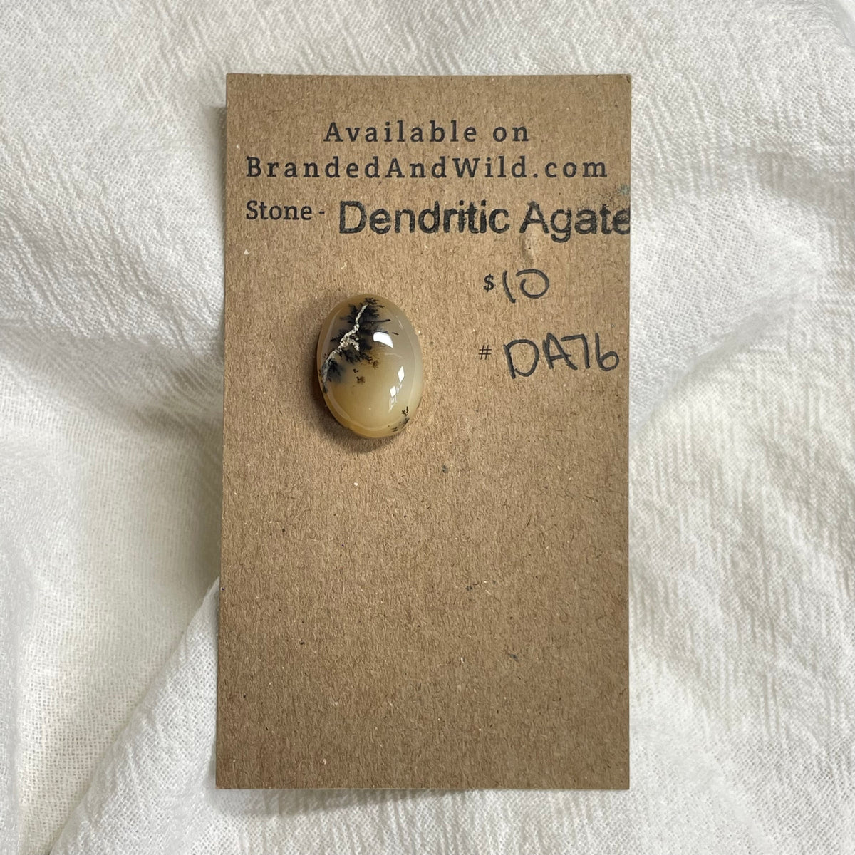 Dendritic Agate Cabochon - DA76 7682E15D-D60A-4092-85F1-8482B0F8C434 Brandedandwild.com
