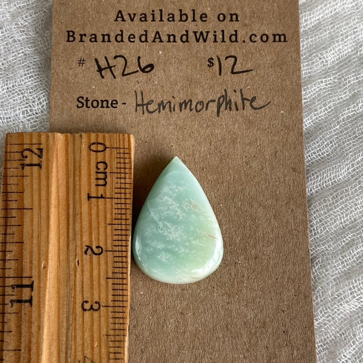 Hemimorite Cabochon - H26