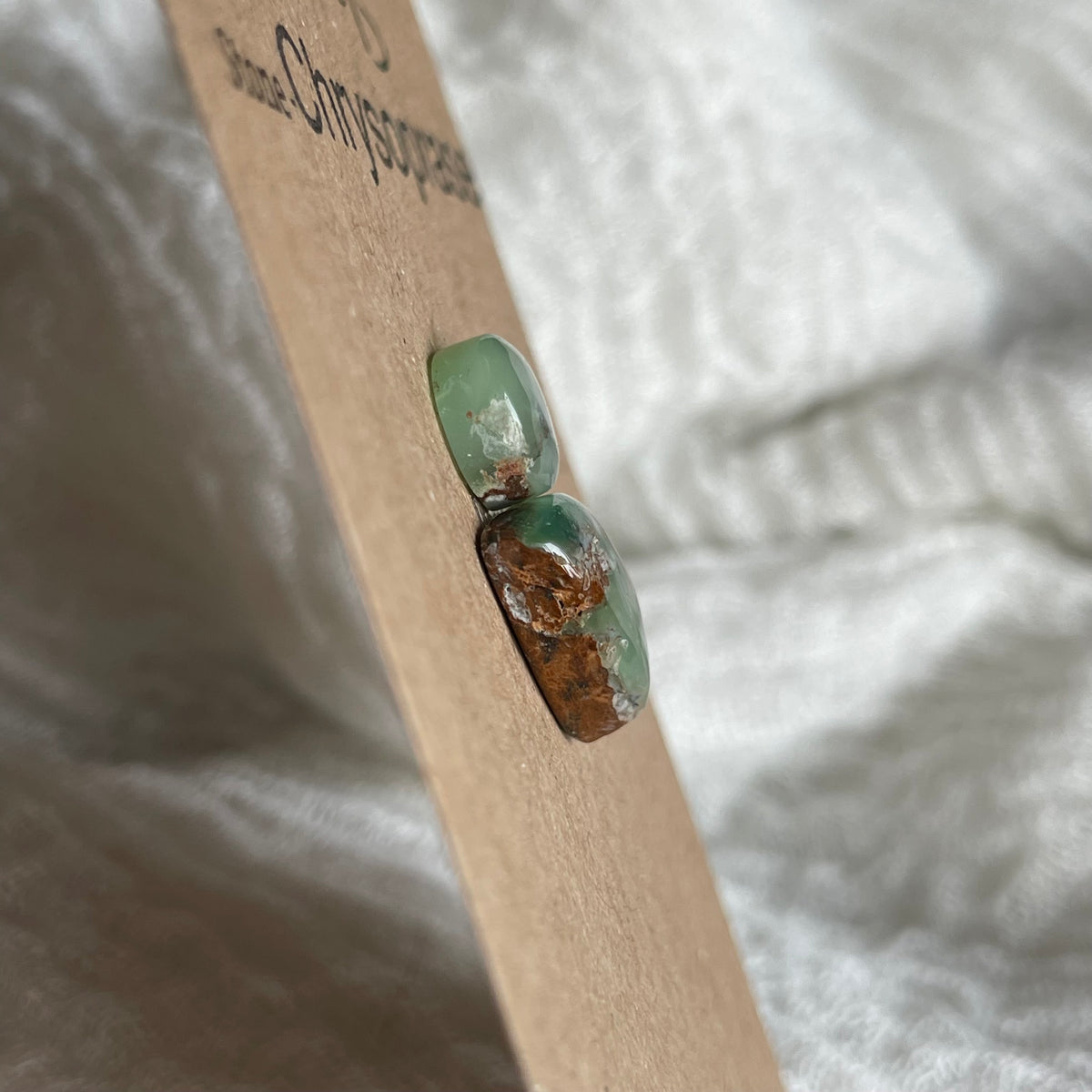Chrysoprase Cabochon - Ch35 769FB468-4074-4B20-8AD9-BCE9DBFE625E Brandedandwild.com