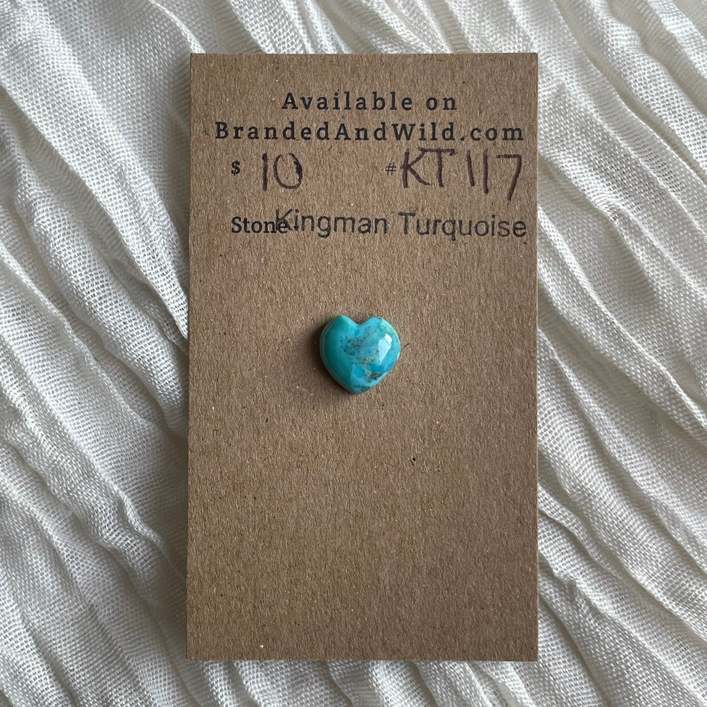 Kingman Turquoise Cabochon - KT117 76A946BE-C7D7-4CB7-AA4D-7C3BB082D344 Brandedandwild.com