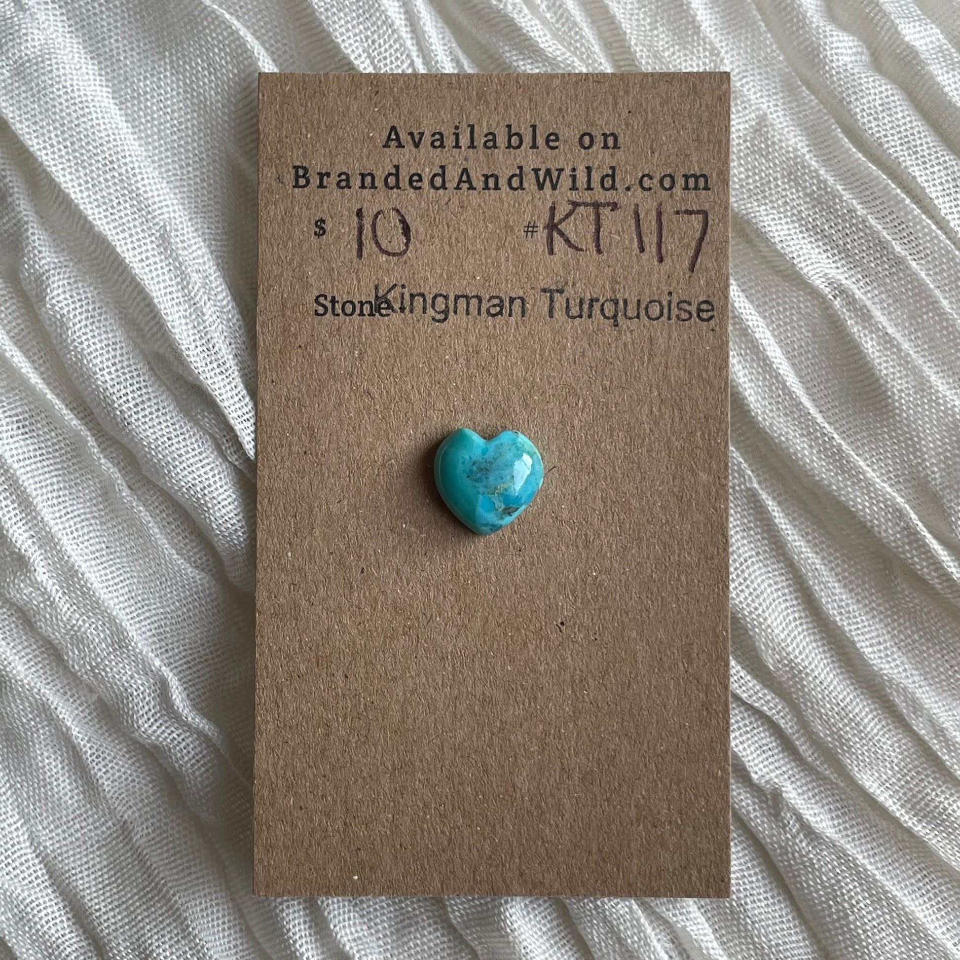 Kingman Turquoise Cabochon - KT117 76A946BE-C7D7-4CB7-AA4D-7C3BB082D344 Brandedandwild.com
