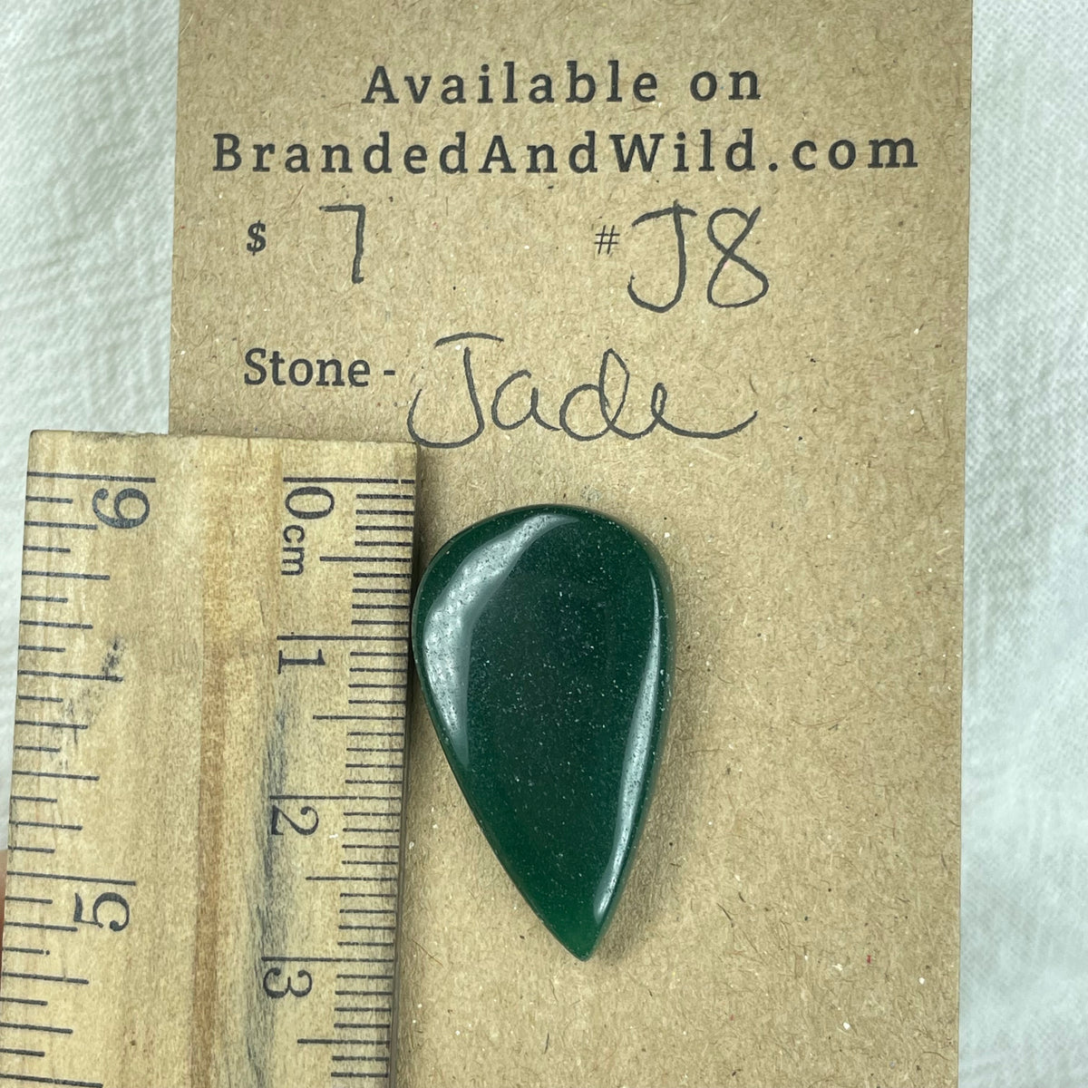 Jade Cabochon - J8 76AB5117-B8D2-4785-8046-DB2FC21B2D59 Brandedandwild.com