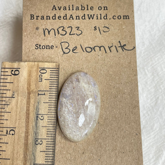 Belomrite Moonstone Cabochon - MB23 76C5F0D6-A0C8-44CC-9B5C-54D059FE9B09 Brandedandwild.com
