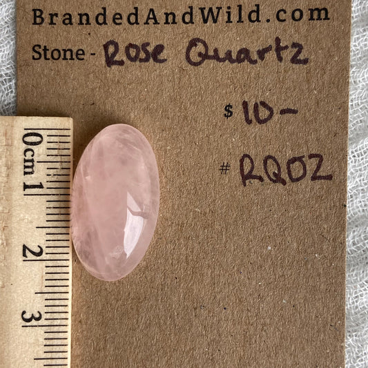 Rose Quartz Cabochon - RQ02