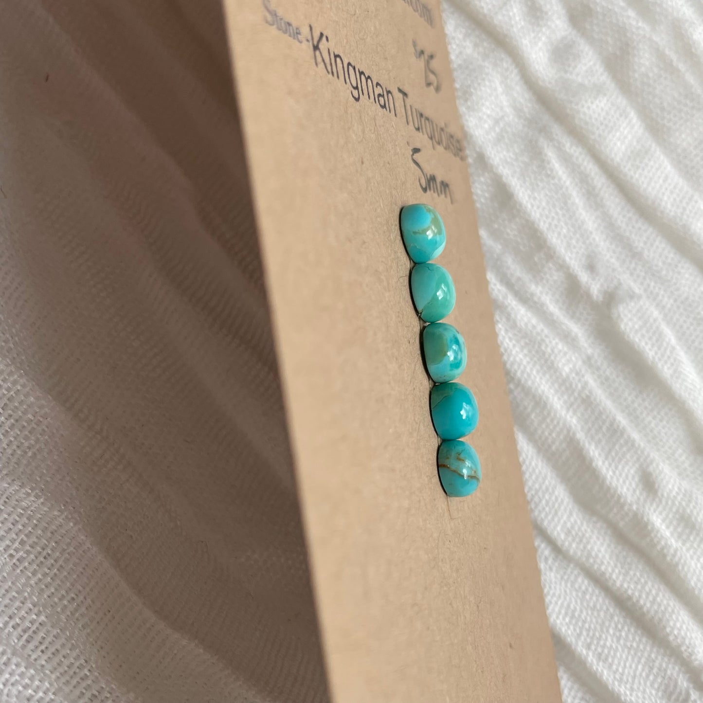 Kingman Turquoise Cabochon - KT02 76CCC409-4D7E-4EF6-927B-F9D353A21B84 Brandedandwild.com