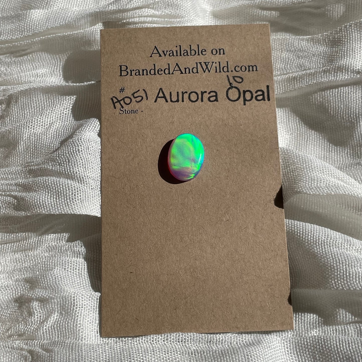Aurora Opal Cabochon - A051 76DBA3A9-41C2-44DE-A628-B6CF4FBFD74F Brandedandwild.com