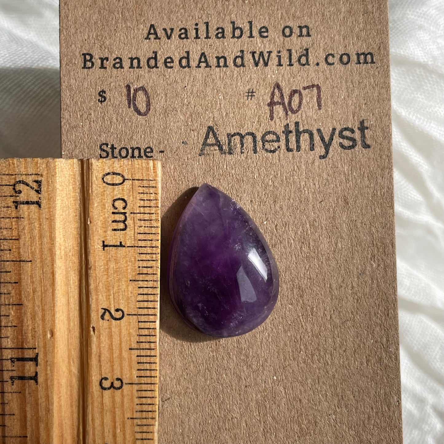 Amethyst Cabochon - A07 76E4321B-B085-4449-A301-E79F1447DAF7 Brandedandwild.com
