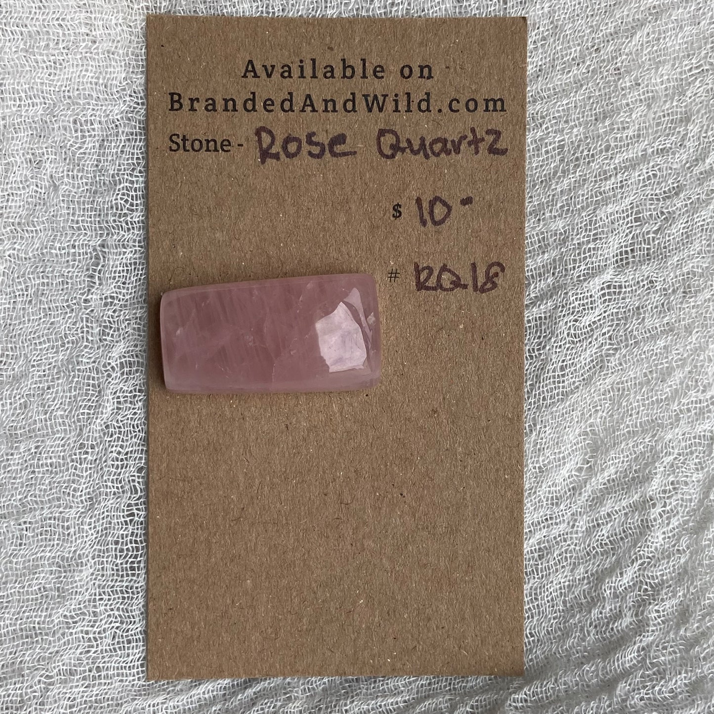 Rose Quartz Cabochon - RQ18