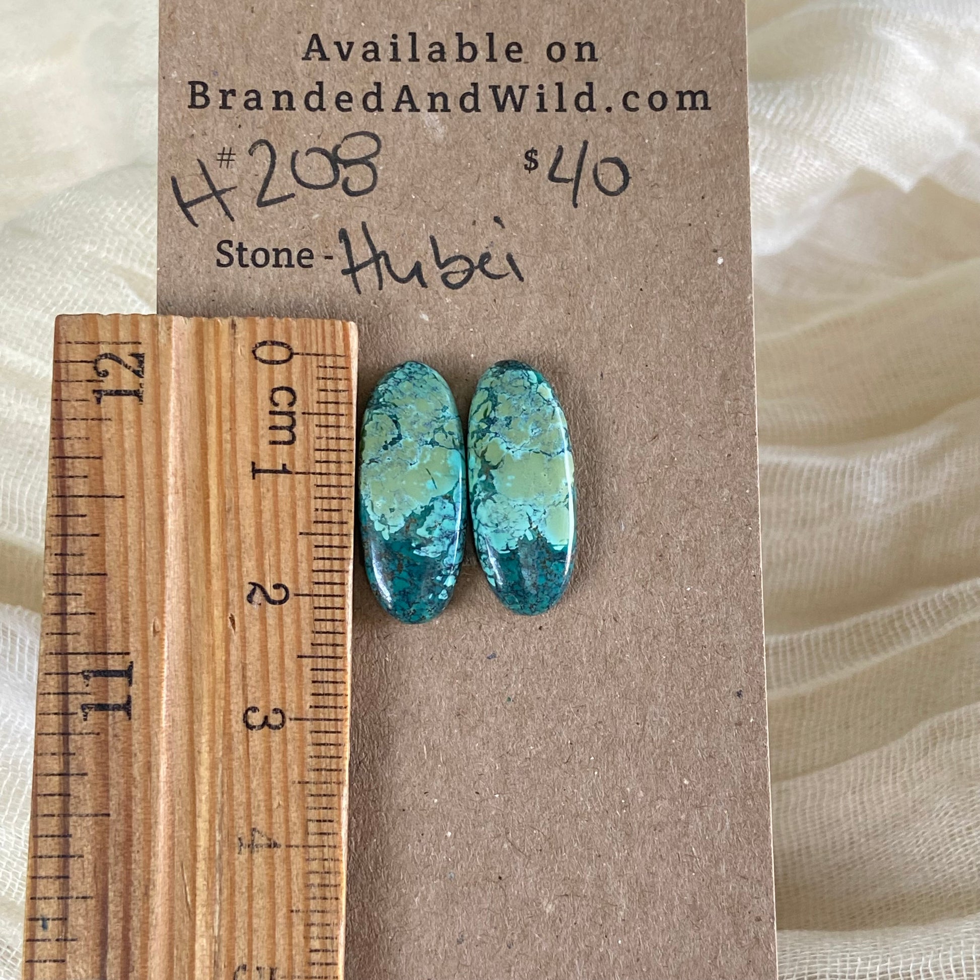 Hubei Turquoise Cabochon - H208 770A4D3D-2432-441E-B811-4297DE2D0C71 Brandedandwild.com