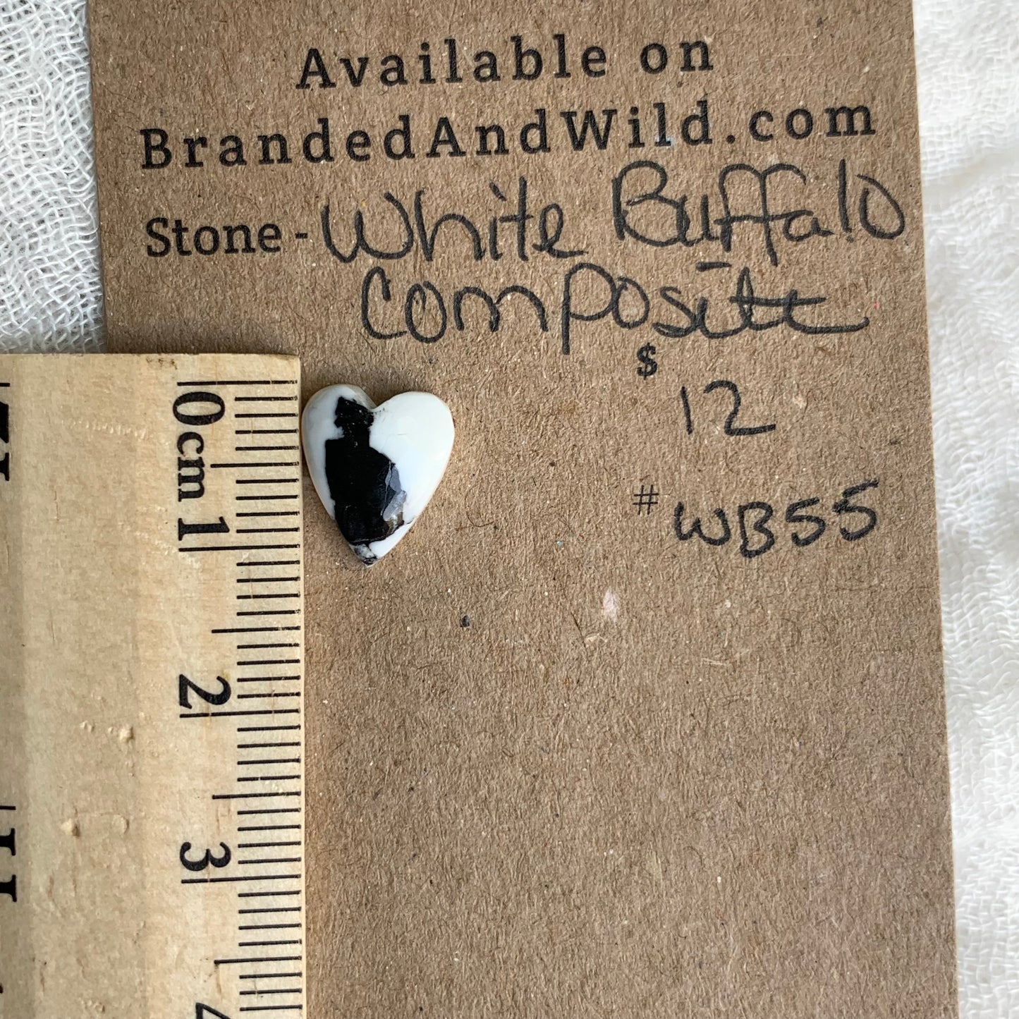 White Buffalo Cabochon - WB55