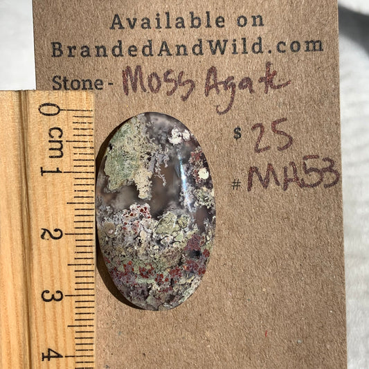 Moss Agate Cabochon- MA53