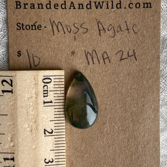 Moss Agate Cabochon - MA24
