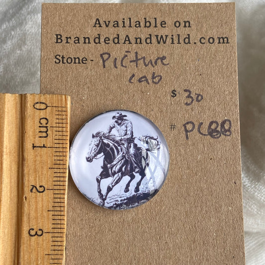 Picture Cabochon - Cabochon - PC80 776A64B1-E48A-4BE8-A4BD-2711418CABBD Brandedandwild.com