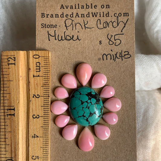 Hubei / Pink Conch Cabochon - Mix43
