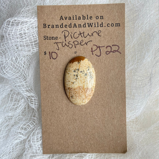 Picture Jasper Cabochon - PJ22