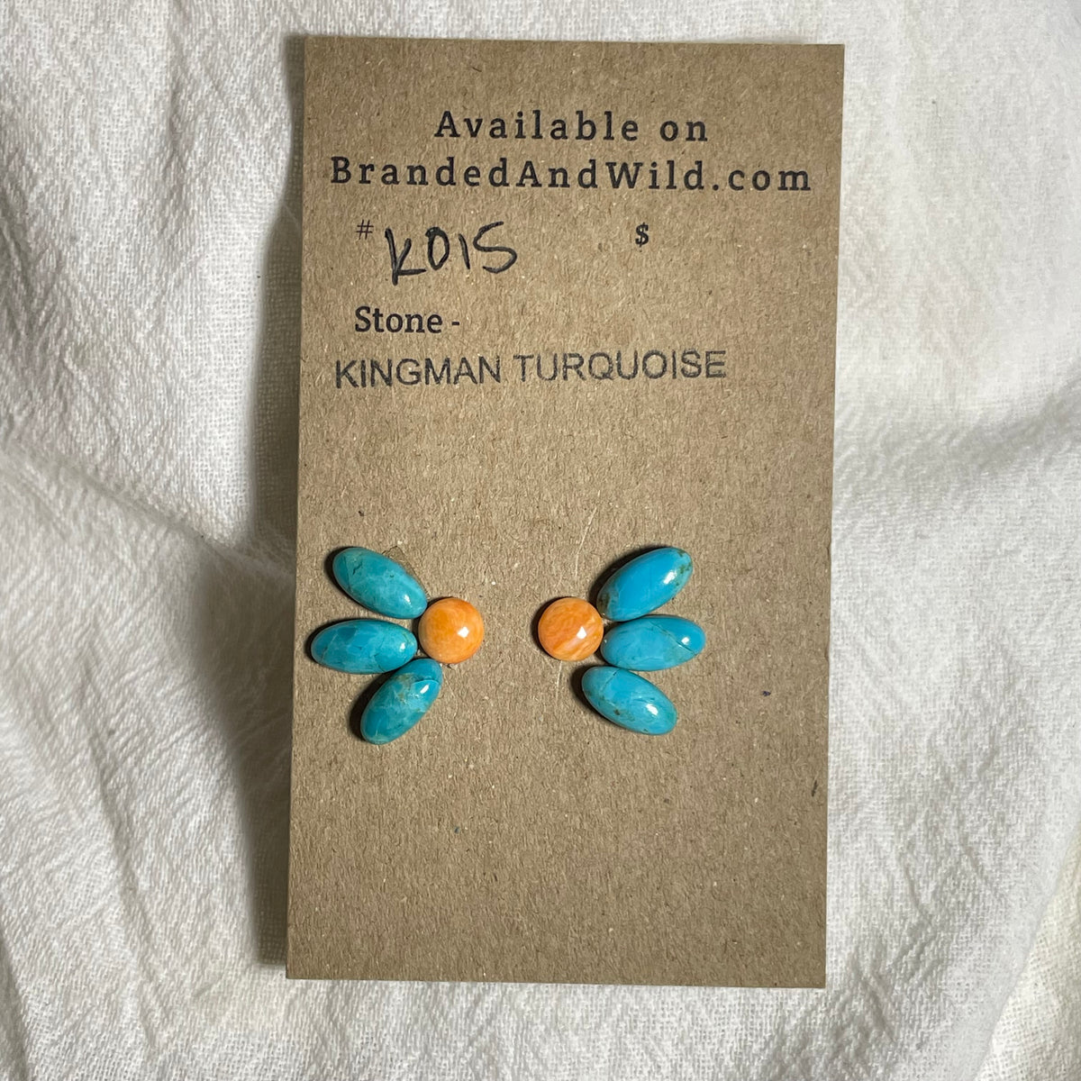 Kingman Turquoise / Oyster Shell Cabochon - KO15