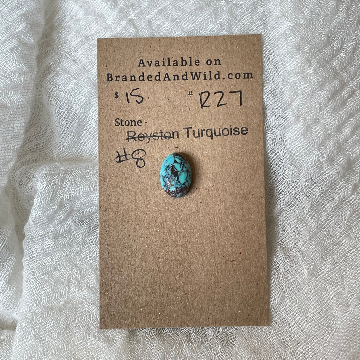 #8 Turquoise Cabochon - R27 77A104A5-2B8D-46DC-AF7B-034EAB895DB6 Brandedandwild.com